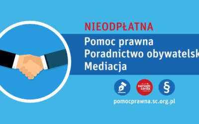 Stowarzyszenie Sursum Corda zaprasza na bezpłatne szkolenie online z zakresu poradnictwa prawnego