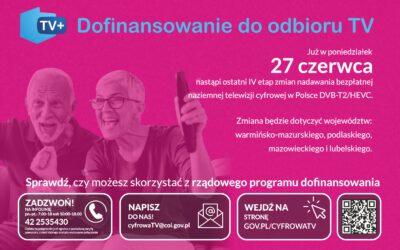 Dofinansowanie do odbioru naziemnej TV cyfrowej