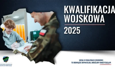 Obwieszczenie wojewody w sprawie kwalifikacji wojskowej w 2025 roku