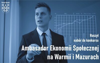 Ruszył nabór do konkursu „Ambasador Ekonomii Społecznej na Warmii i Mazurach”