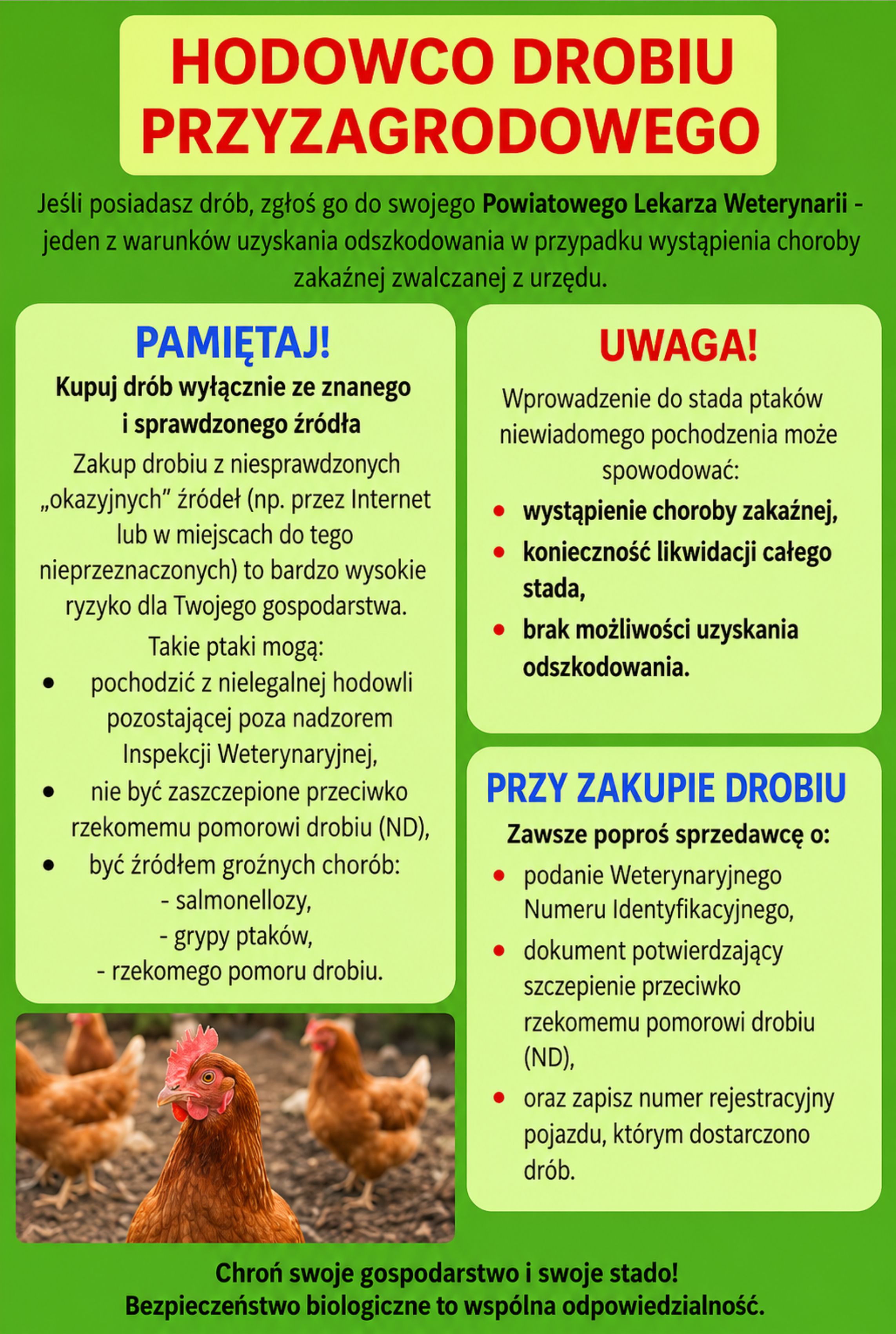 Powiatowy Lekarz Weterynarii przypomina